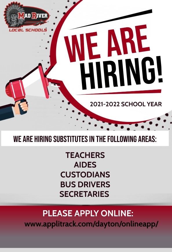  We're Hiring!