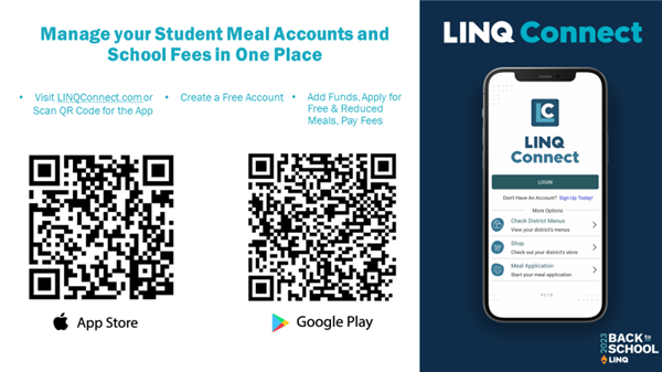 You can also find the Linq Connect App in your Google or Apple App Store 